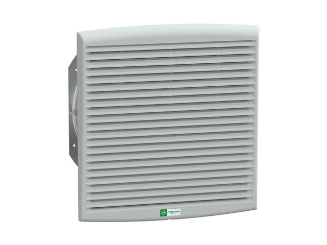 Schneider ClimaSys - Rack vent integration - with outlet grille and G2 filter, 850 m/h, IP54 - AC 230 V - grey, RAL 7035