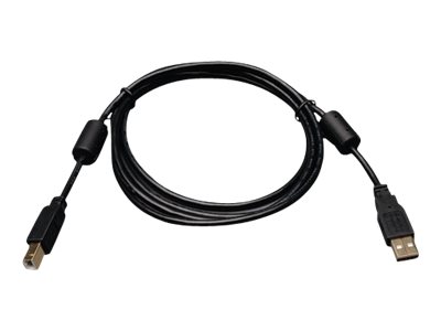 Eaton Tripp Lite Series USB 2.0 A to B Cable with Ferrite Chokes (M/M), 6 ft. (1.83 m) - USB cable - USB to USB Type B - 1.8 m