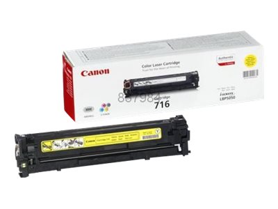 Canon 716 Y - 1977B002 - 1 x Yellow - Toner Cartridge - For iSENSYS LBP5050,LBP5050N,MF8030CN,MF8040Cn,MF8050CN,MF8080Cw