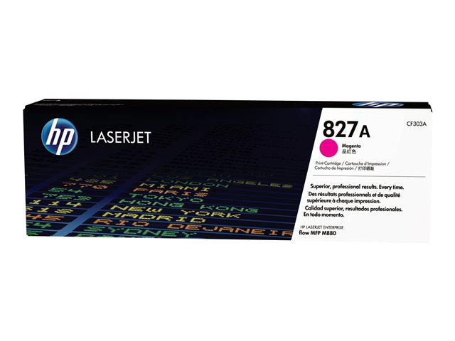 HP 827A - CF303A - 1 x Magenta - Toner cartridge - For Color LaserJet Enterprise flow MFP M880z, flow MFP M880z+