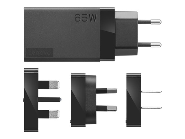 Lenovo 65W USB-C Travel Adapter - power adapter - 65 Watt