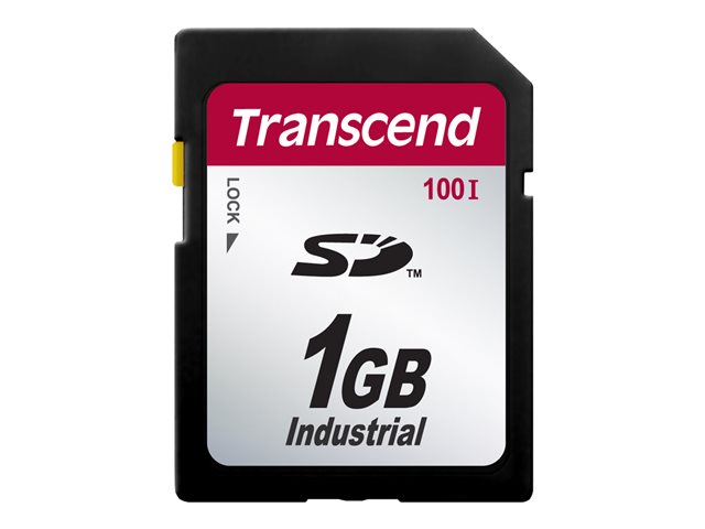 Transcend Industrial Temp SD100I - flash memory card - 1 GB - SD