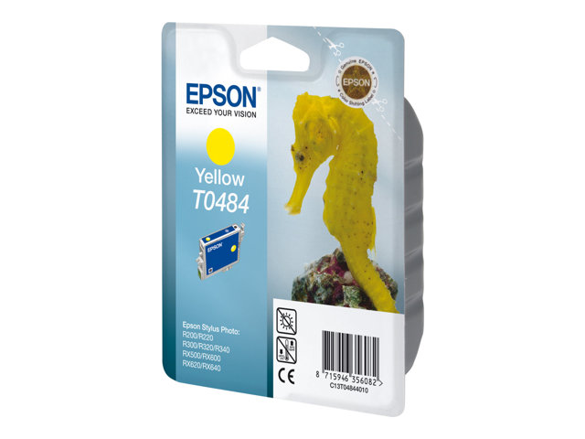 Epson Ink Cartridges, T0484, Seahorse, Singlepack, 1 x 13.0 ml Yellow