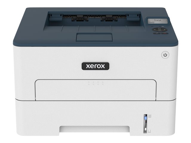 Xerox B230 Mono Laser Printer. 36ppm A4. 600x600dpi 1200dpi image quality. First page out 6.8 seconds, Up to 30,000 pages/month, PCL 5/6, Postscript 3. 250 Sheet Tray, Manual Tray, Windows 7/8/8.1/10, Windows Server 2008-2019, Mac OS. AirPrint, Mopria an