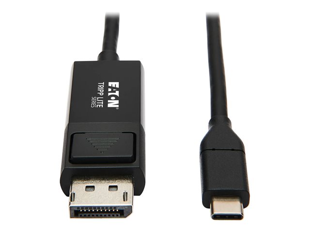 Eaton Tripp Lite Series USB C to DisplayPort Adapter Cable USB 3.1 Gen 1 Locking 4K USB Type-C to DP, USB C to DP, 3ft - DisplayPort cable - 24 pin USB-C to DisplayPort - 90 cm
