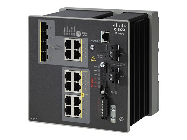 Cisco Industrial Ethernet 4000 Series - switch - 12 ports - Managed - TAA Compliant