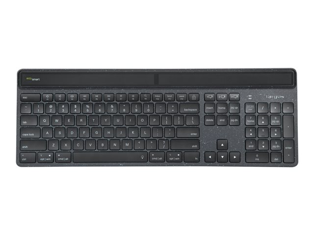 Targus EcoSmart - keyboard - sustainable energy harvesting full size - QWERTY - Spanish - black Input Device