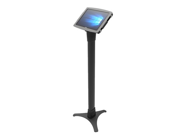 Compulocks Adjustable Floor Stand For Surface Pro 7 Tablet Self Service Kiosk - Stand - for tablet - lockable - cast iron, high-grade aluminium - black - floor-standing - for Microsoft Surface Pro (Mid 2017), Pro 3, Pro 4, Pro 6, Pro 7, Samsung Galaxy Tab