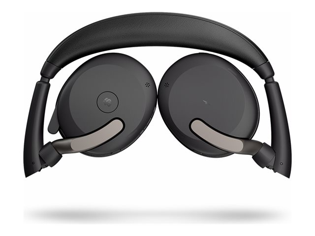 Jabra Evolve2 65 Flex MS Stereo - headset - USB-A - with wireless charging pad