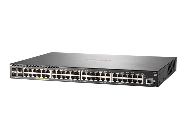 HPE Aruba 2930F 48G PoE+ 4SFP+ - switch - 48 ports - Managed - rack-mountable
