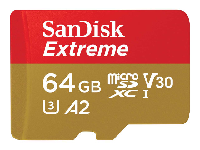 Extreme microSDXC 64GB+SD Adapter