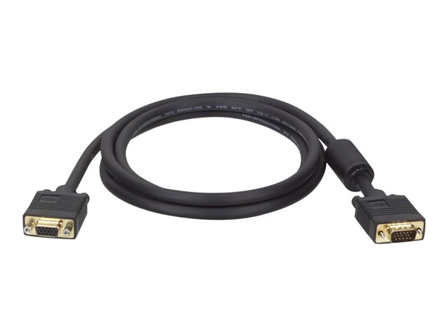 Eaton Tripp Lite Series VGA High-Resolution RGB Coaxial Cable (HD15 M/F)), 25 ft. (7.62 m) - VGA extension cable - 7.6 m