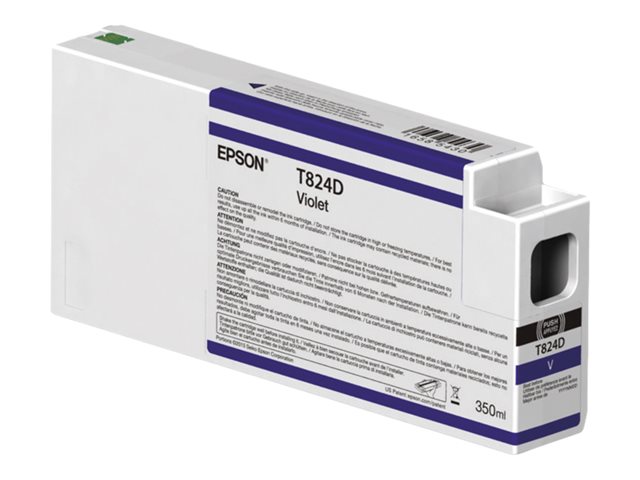 Epson Ink Cartridges, UltraChrome HDX, Singlepack, 1 x 350.0 ml Violet