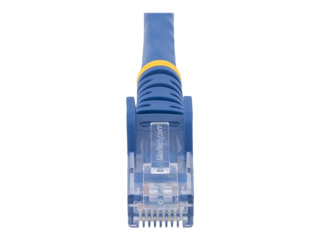 StarTech.com 3m CAT6 Ethernet Cable, 10 Gigabit Snagless RJ45 650MHz 100W PoE Patch Cord, CAT 6 10GbE UTP Network Cable w/Strain Relief, Blue, Fluke Tested/Wiring is UL Certified/TIA - Category 6 - 24AWG (N6PATC3MBL) - Patch cable - RJ-45 (M) to RJ-45 (M)