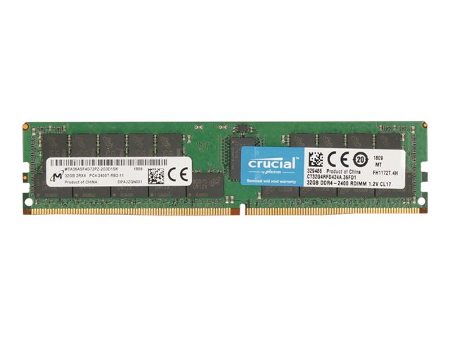 32GB DDR4 2400MHZ ECC RDIMM (2Rx4)