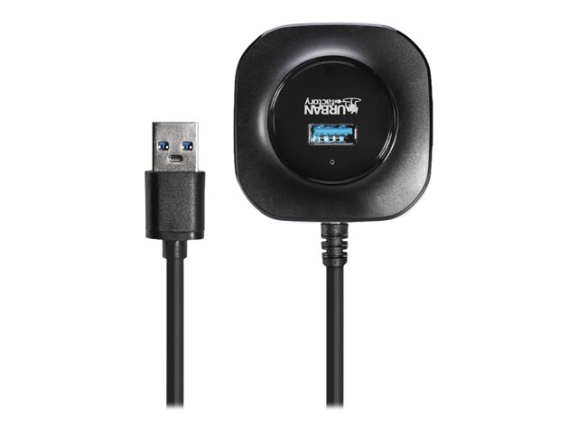 MINI USB 3.0 HUB 4 PORTS BLACK