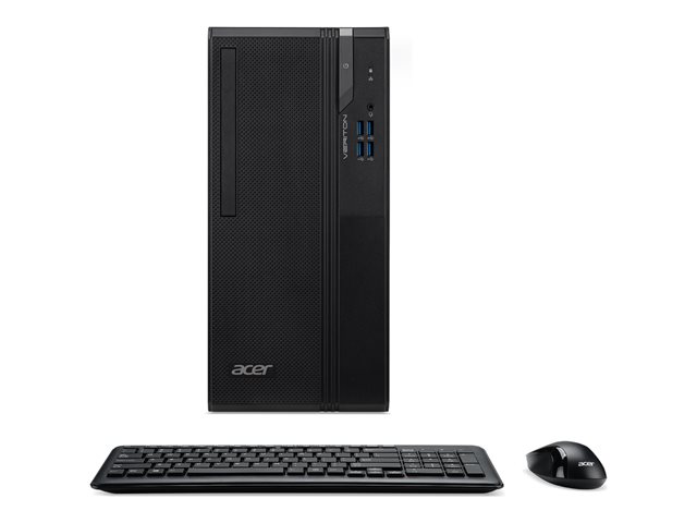 Acer Veriton S2 VS2690G - Mid tower Core i5 12400 / up to 4.4 GHz - RAM 8 GB - SSD 512 GB - DVD SuperMulti - UHD Graphics 730 - Gigabit Ethernet - Win 11 Pro - monitor: none