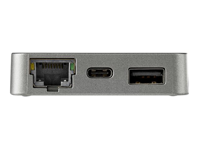 StarTech.com USB-C Multiport Adapter - USB 3.1 Gen 2 Type-C Mini Dock - USB-C to 4K HDMI or 1080p VGA Video - 10Gbps USB-A USB-C, GbE - Portable Travel Laptop Dock - Works w/Thunderbolt 3 (DKT31CHVL) - docking station - USB-C - VGA, HDMI - 1GbE - TAA Comp
