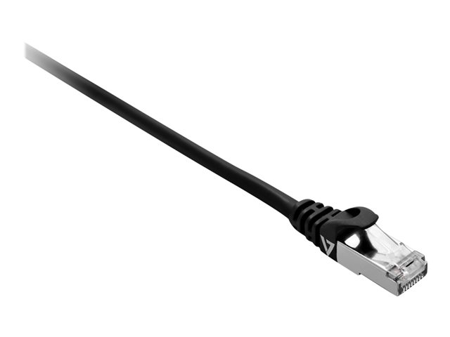 CAT7 FSTP 2M BLACK RAW PATCH CABLE RJ45 W/ METAL SHIELDED