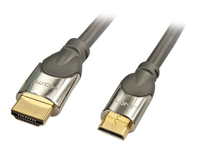 Lindy CROMO High-Speed-HDMI-Kabel mit Ethernet - HDMI cable with Ethernet - 1 m