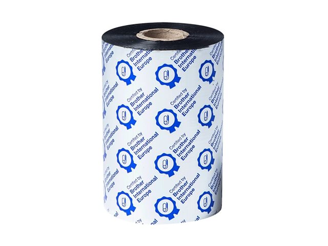 Brother Premium - black - print ink ribbon refill (thermal transfer) (pack of 8)