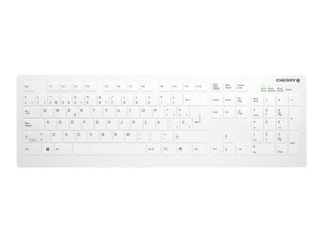 Active Key AK-C8112 - keyboard - medical full size - QWERTY - Spanish - white Input Device