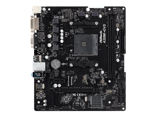 A320M-DVS R4.0 AM4 2 DDR4 4XSATA3 M2 PCIE 3 X16 7.1 CH