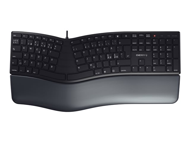 CHERRY KC 4500 ERGO - keyboard - QWERTY - Pan Nordic - black Input Device