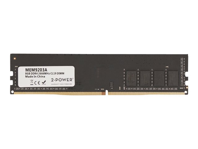 2-Power - DDR4 - 8 GB - DIMM 288-pin - 2666 MHz / PC4-21300 - CL19 - 1.2 V - unbuffered - non-ECC - for HP 280 G4, Desktop Pro A 300 G3, EliteDesk 705 G5, ProDesk 400 G7, Workstation Z1 G5