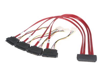 StarTech.com 50cm Serial Attached SCSI SAS Cable - SFF-8484 to SFF-8482 - SAS internal cable - 50 cm