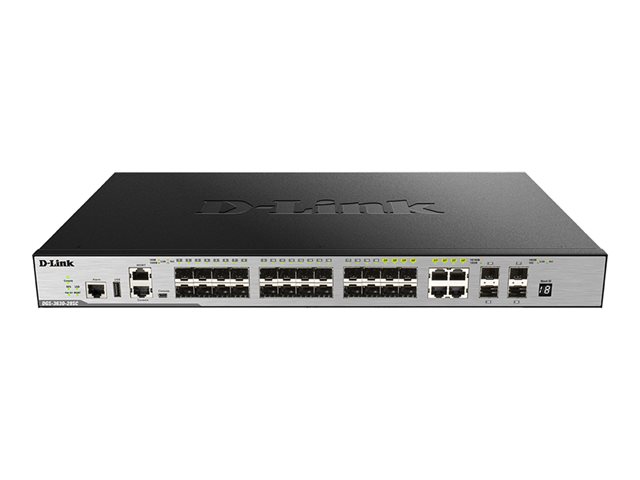 D-Link DGS 3630-28SC - switch - 28 ports - Managed - rack-mountable