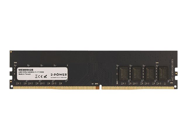 2-Power - DDR4 - module - 4 GB - DIMM 288-pin - 2400 MHz / PC4-19200 - unbuffered