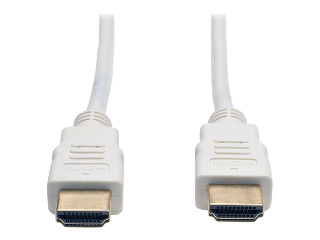 Eaton Tripp Lite Series High-Speed HDMI Cable (M/M) - 4K, Gripping Connectors, White, 6 ft. (1.8 m) - HDMI cable - 1.83 m