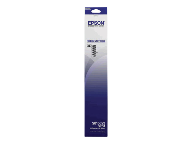 Epson SIDM Black Ribbon Cartridge for LQ-1000/1050/1070/+/1170/1180/+ (C13S015022)
