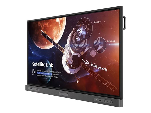 BenQ RP6503 - 65" Diagonal Class Pro Series LED-backlit LCD display - interactive - with touchscreen (multi touch) - 4K UHD (2160p) 3840 x 2160 - direct-lit LED