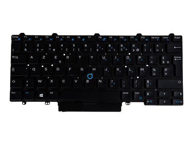 N/B KBD LATITUDE E7250 FRENCH LAYOUT 83 KEY BACKLIT