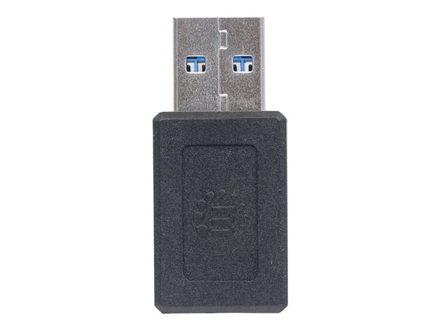 USB-C TO USB-A ADAPTER- FEMALE/MALE 10GBPS BLACK POLYBA