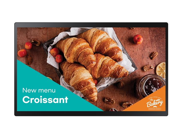 Samsung QB24C-T QBC-T Series - 24" Class (23.8" viewable) LED-backlit LCD display - Full HD - for digital signage / interactive communication