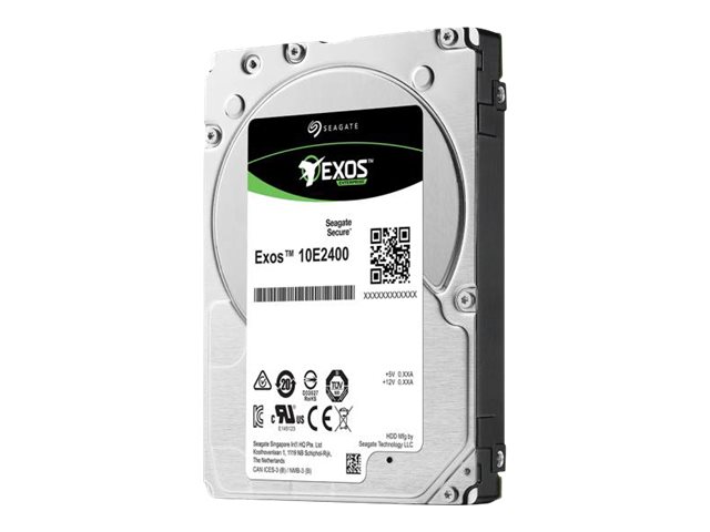 Seagate Exos 10E2400 ST1800MM0129 - Hybrid hard drive - 1.8 TB (16 GB Flash) - internal - 2.5" SFF - SAS 12Gb/s - 10000 rpm - buffer: 256 MB