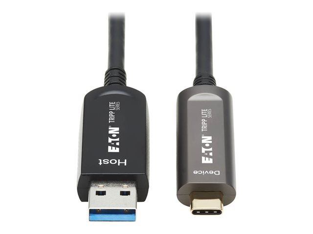 Eaton Tripp Lite Series USB-A to USB C Active Optical Cable Backward Compatible M/M 10M - USB-C cable - USB to 24 pin USB-C - 10 m