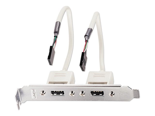 0.2M USB PC BACKPLATE USB A X2 TO 5 WAY HEADER