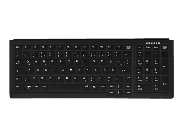 INDUSTRY 4.0 COMPACT NOTEBOOK STYLE KEYBOARD WITH NUMPAD USB