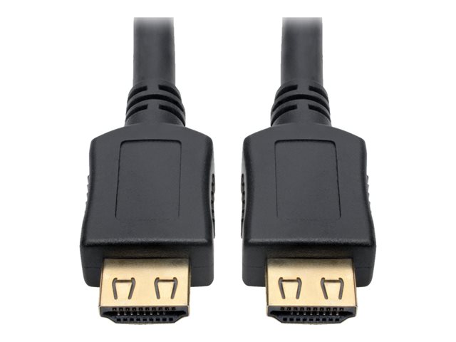 Eaton Tripp Lite Series High-Speed HDMI Cable, Gripping Connectors, 4K (M/M), Black, 12 ft. (3.66 m) - HDMI cable - 3.66 m