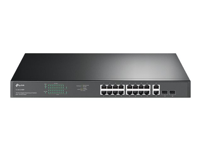 TP-Link JetStream TL-SG1218MP - V1 - switch - 18 ports - rack-mountable