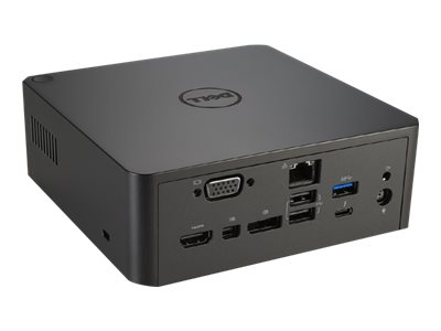 Dell Dual USB-C Thunderbolt Dock TB18DC - docking station - USB-C / Thunderbolt 3 - VGA, HDMI, DP, Mini DP, Thunderbolt - 1GbE
