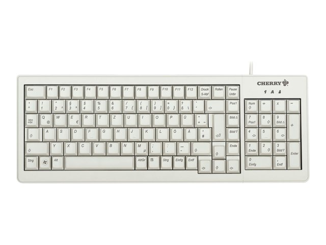 CHERRY ML5200 - Keyboard - PS/2, USB - US - light grey