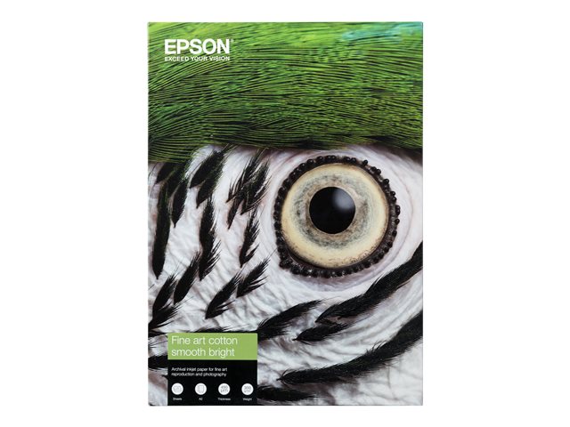 Epson Fine Art - rag paper - smooth - 25 sheet(s) - A3 Plus - 300 g/m²