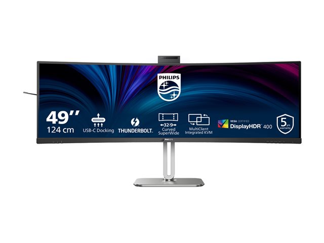 Philips 49B2U6903CH - 6000 Series - LED monitor - curved - 49" - HDR