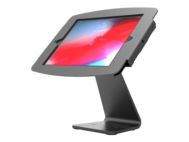 Compulocks iPad Mini 8.3" Space Enclosure Rotating Counter Stand - Mounting kit (stand base, enclosure) - for tablet - rotating enclosure - lockable - high-grade aluminium - black - screen size: 8.3" - mounting interface: 100 x 100 mm - counter top - for