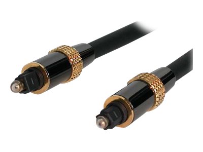 Startech 20 ft. (6.1 m) Digital Optical Audio Cable - Toslink Digital Optical SPDIF - Premium - Male/Male - Optical Audio Cable (TOSLINK20) - Digital audio cable (optical) - SPDIF - TOSLINK male to TOSLINK male - 6.1 m - fibre optic - for P/N: FPCEILPTBLP